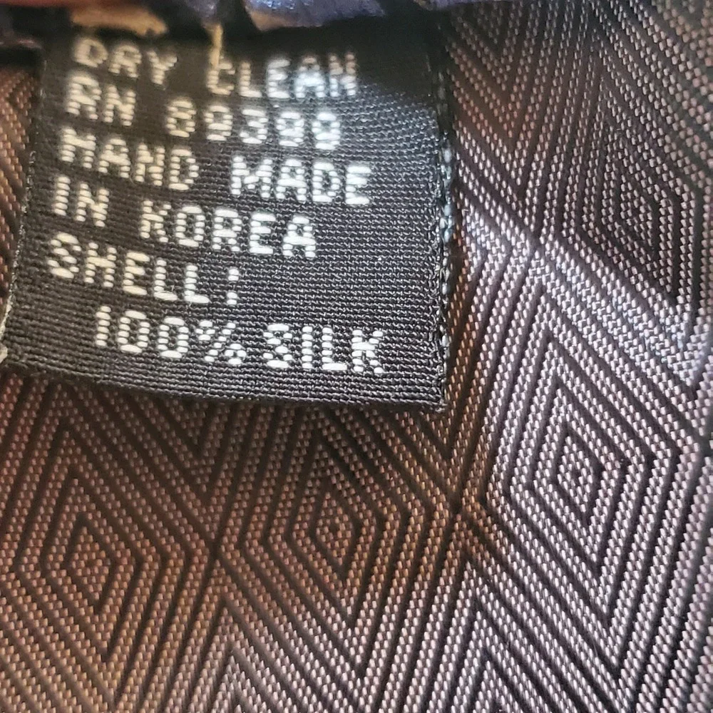 Louis Roth 100& Silk Tie Formal Career Blue‎ Gray Geometric Pattern